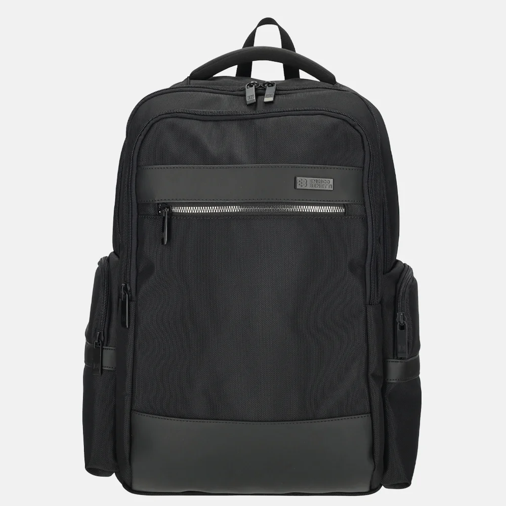 Enrico Benetti Salford laptoprugzak 17 inch zwart bij Duifhuizen