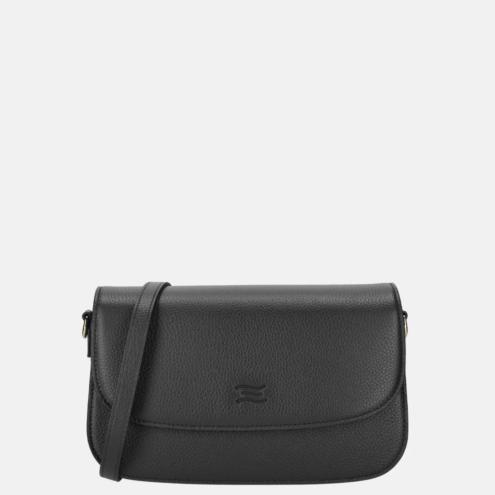 Crinkles crossbody tas black bij Duifhuizen