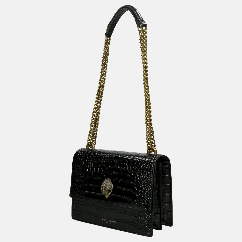 Kurt Geiger Shoreditch crossbody tas black printed bij Duifhuizen