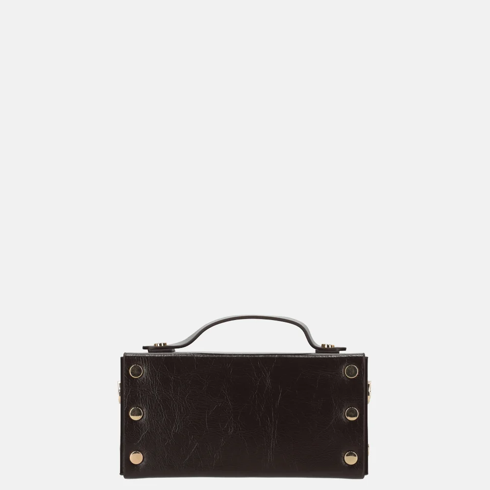 Firenze crossbody tas lak coffee bij Duifhuizen