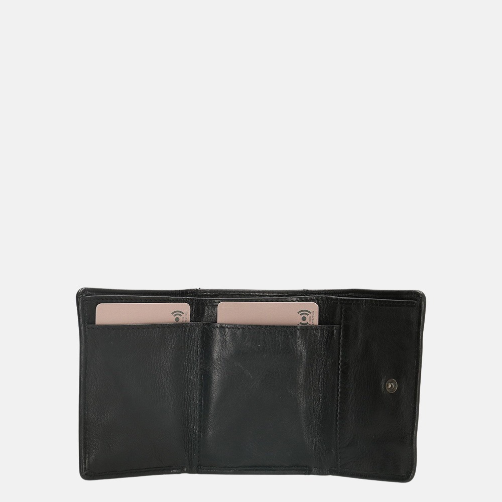 Old West Paint Rock portemonnee S black bij Duifhuizen
