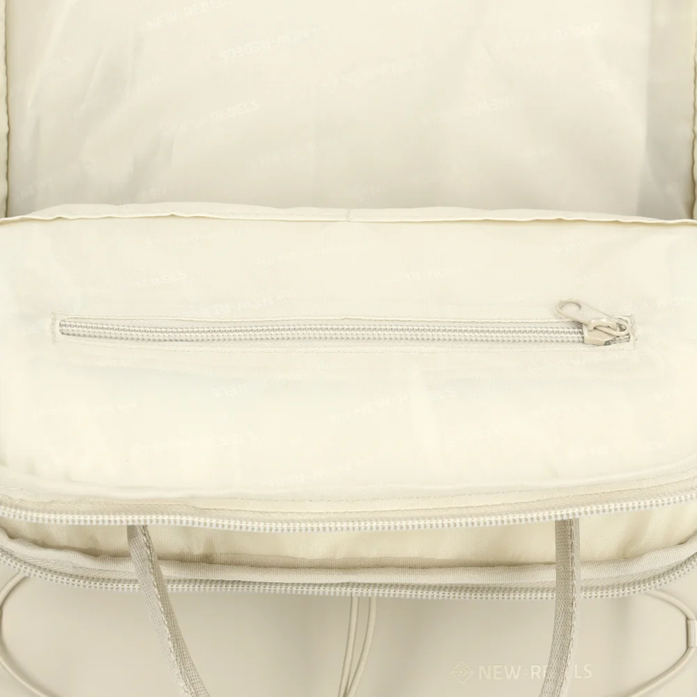 New Rebels Trondheim rugzak 15 inch beige bij Duifhuizen