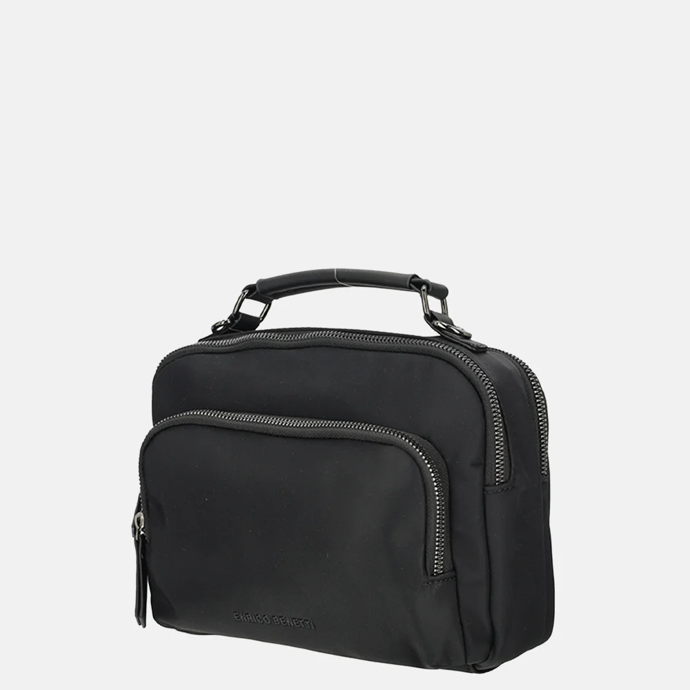 Enrico Benetti Caroline crossbody 3rits zwart bij Duifhuizen
