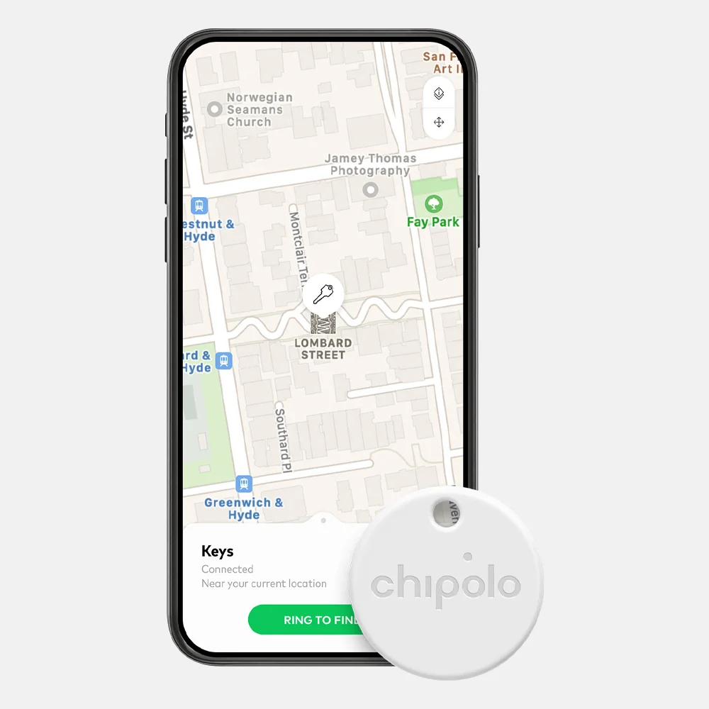 Chipolo ONE Bluetooth Item Finder - White bij Duifhuizen