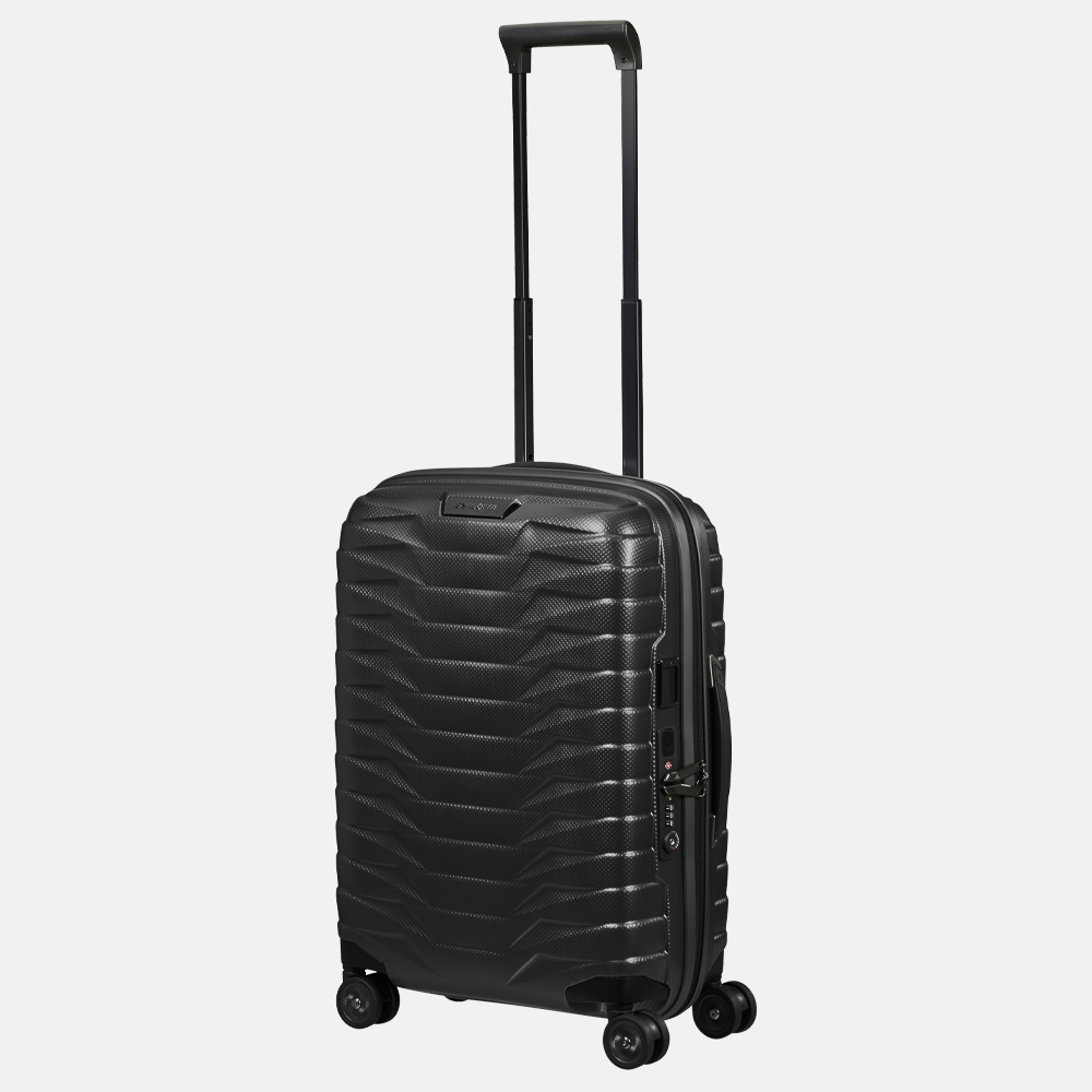 Samsonite Proxis expandable handbagage koffer 55 cm matt graphite bij Duifhuizen