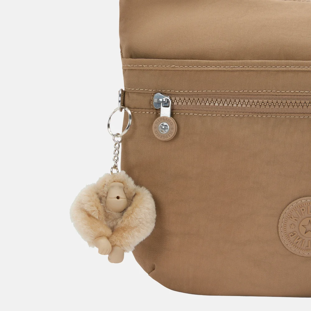 Kipling Arto crossbody tas early tan bij Duifhuizen