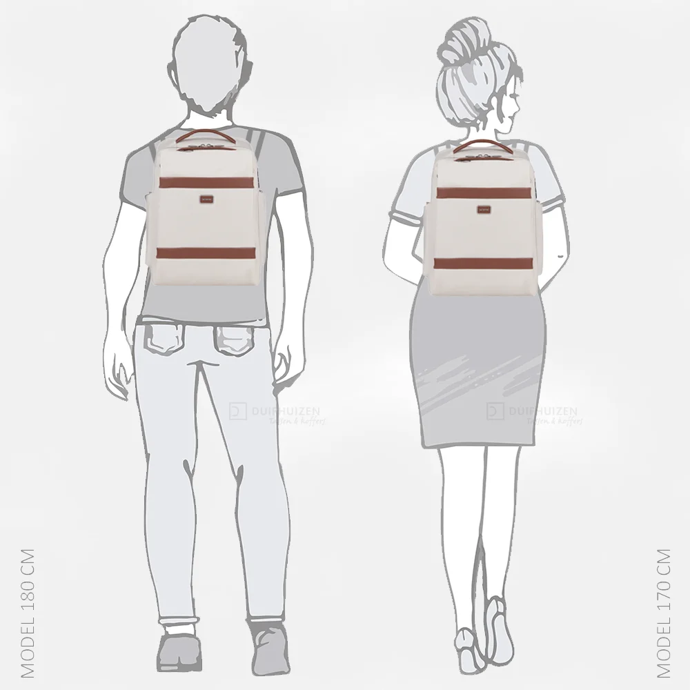 Samsonite Image Biz underseater rugzak 14 inch ivory bij Duifhuizen