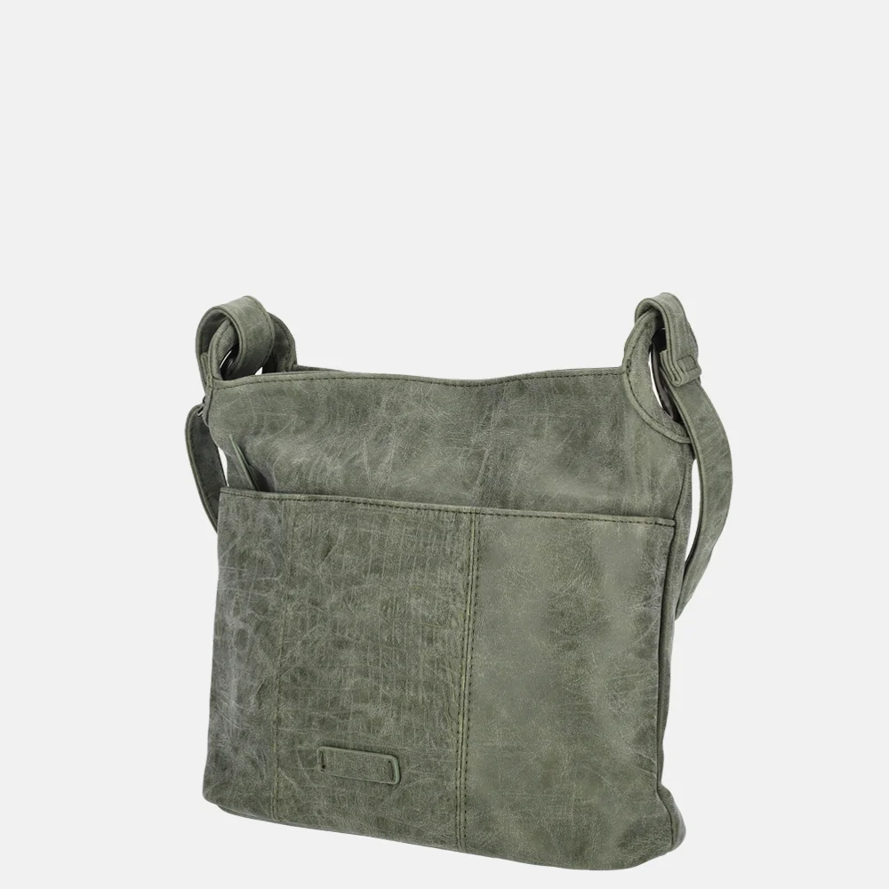 Enrico Benetti Josie crossbody tas olijfgroen bij Duifhuizen