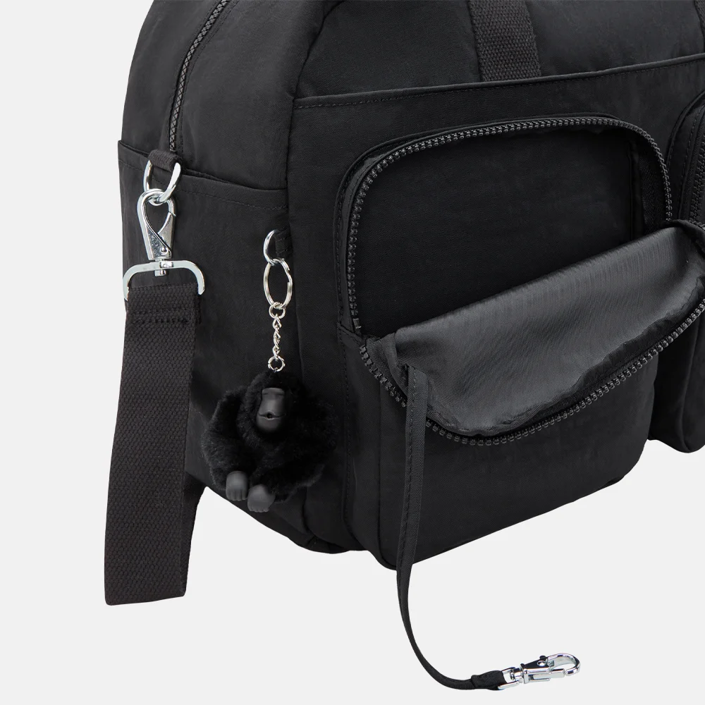 Kipling Defea weekendtas XL black noir bij Duifhuizen