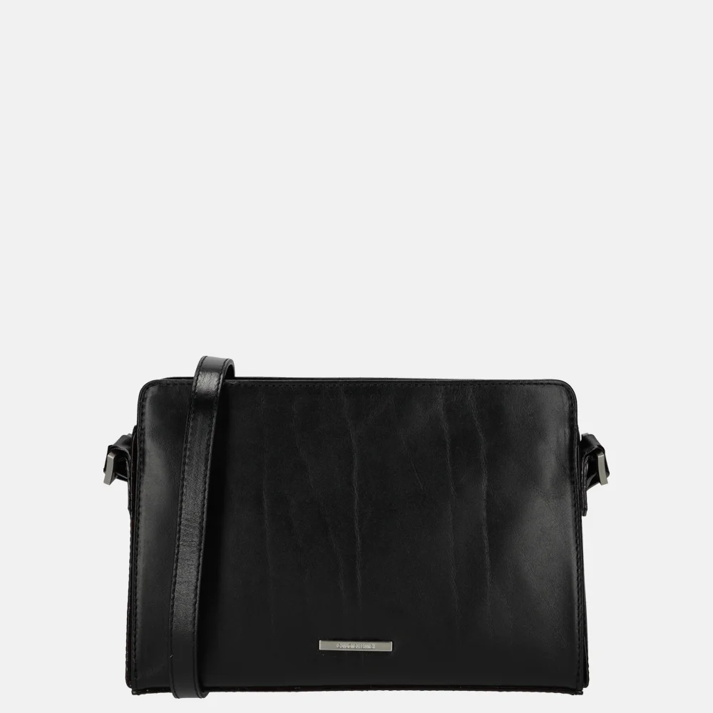 Claudio Ferrici Classico schoudertas black bij Duifhuizen