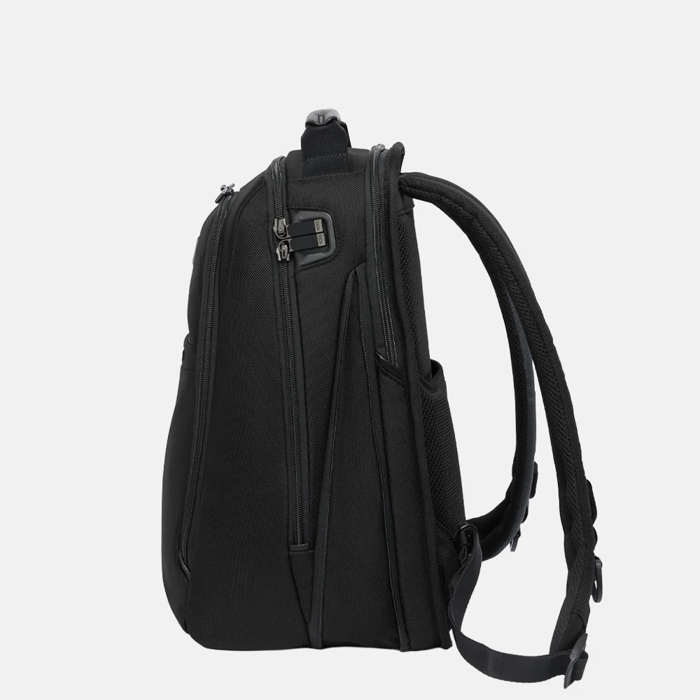 Tumi Alpha laptoprugzak expandable medium 15 inch black bij Duifhuizen