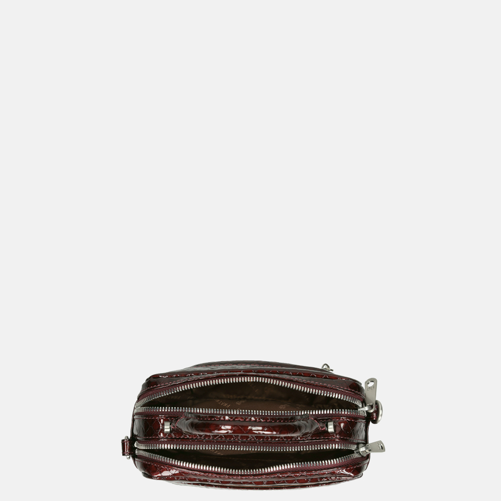 GiGi Fratelli handtas box snake rubino bij Duifhuizen