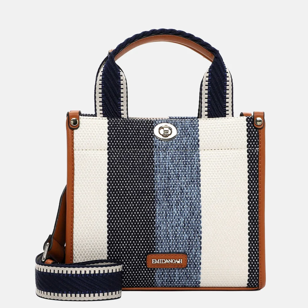 Emily & Noah Jasmin handtas S blauw bij Duifhuizen