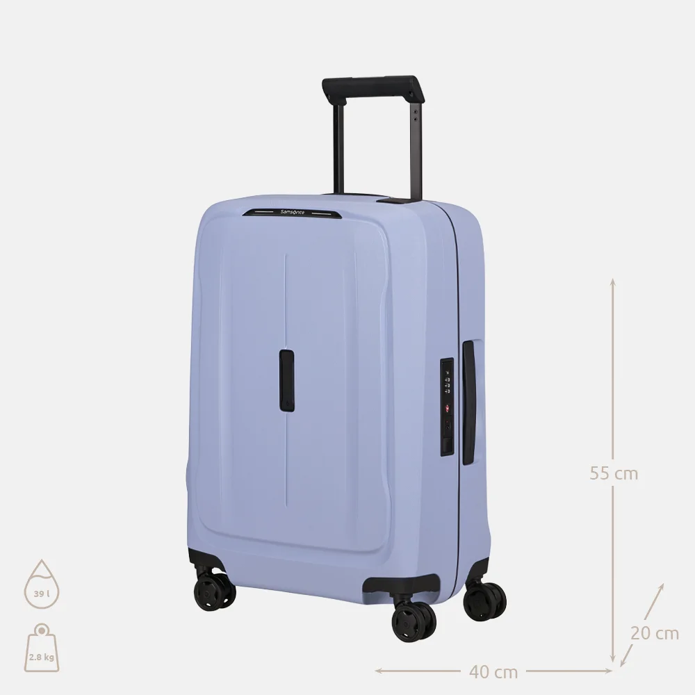 Samsonite Essens handbagage koffer 55 cm lavender bij Duifhuizen