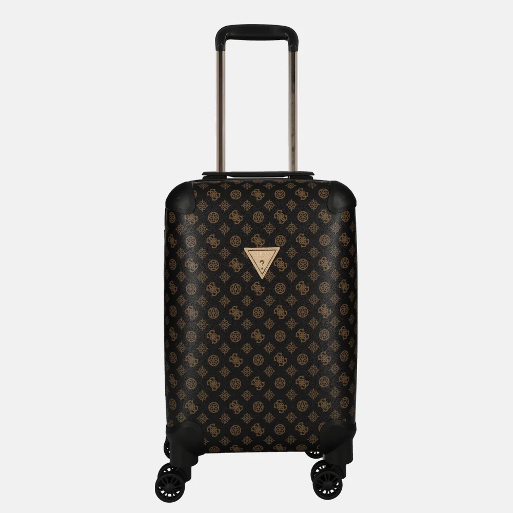 Guess Wilder handbagage koffer 53 cm brown bij Duifhuizen