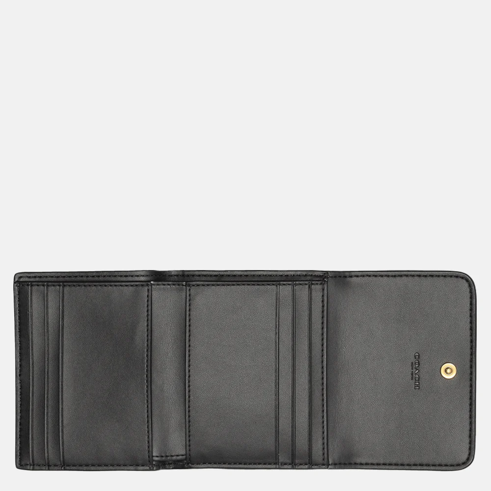Coach portemonnee S black bij Duifhuizen