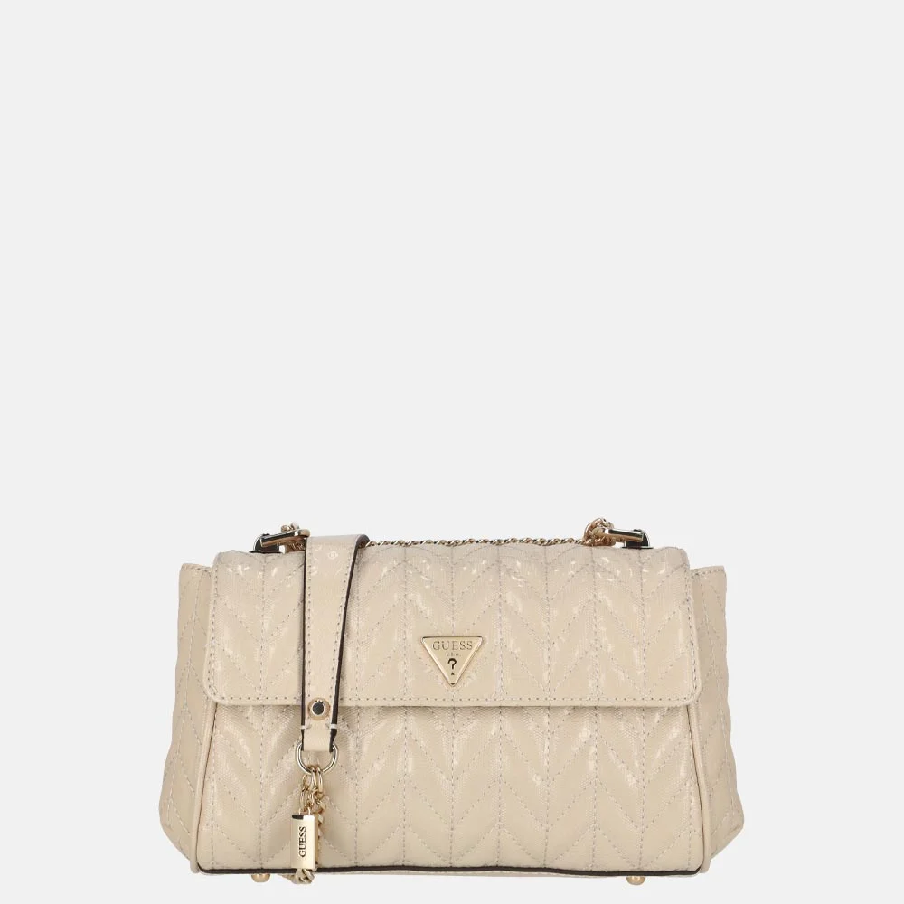 Guess Stacey crossbody tas light beige
