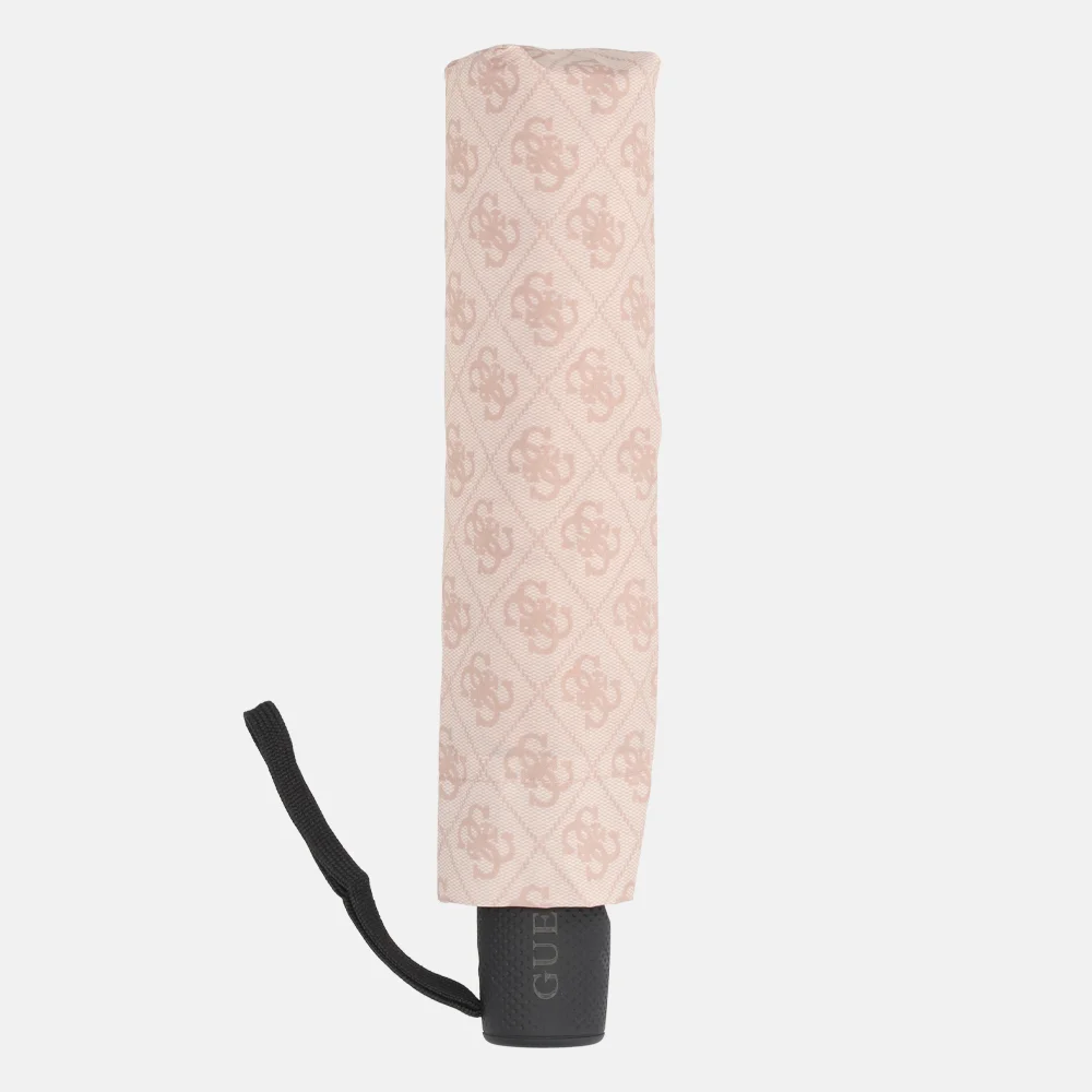 Guess opvouwparaplu rose logo bij Duifhuizen