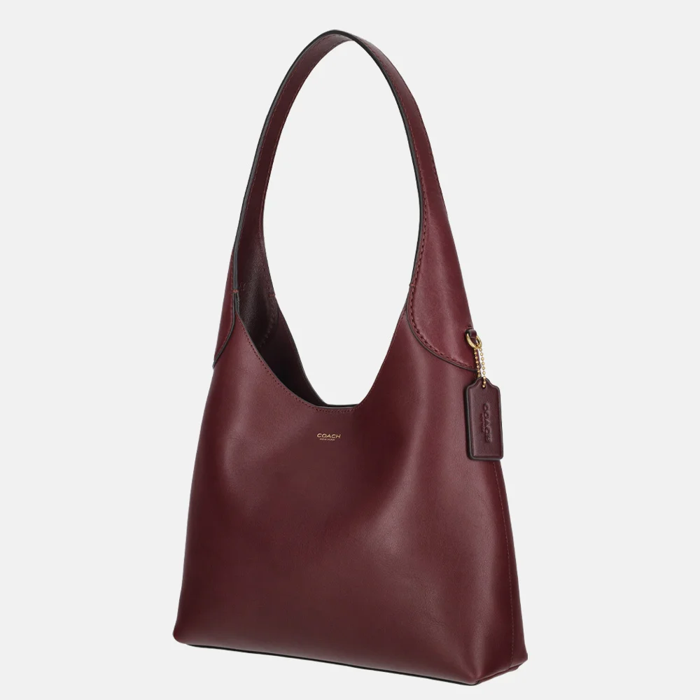 Coach Brooklyn buideltas 28' merlot bij Duifhuizen