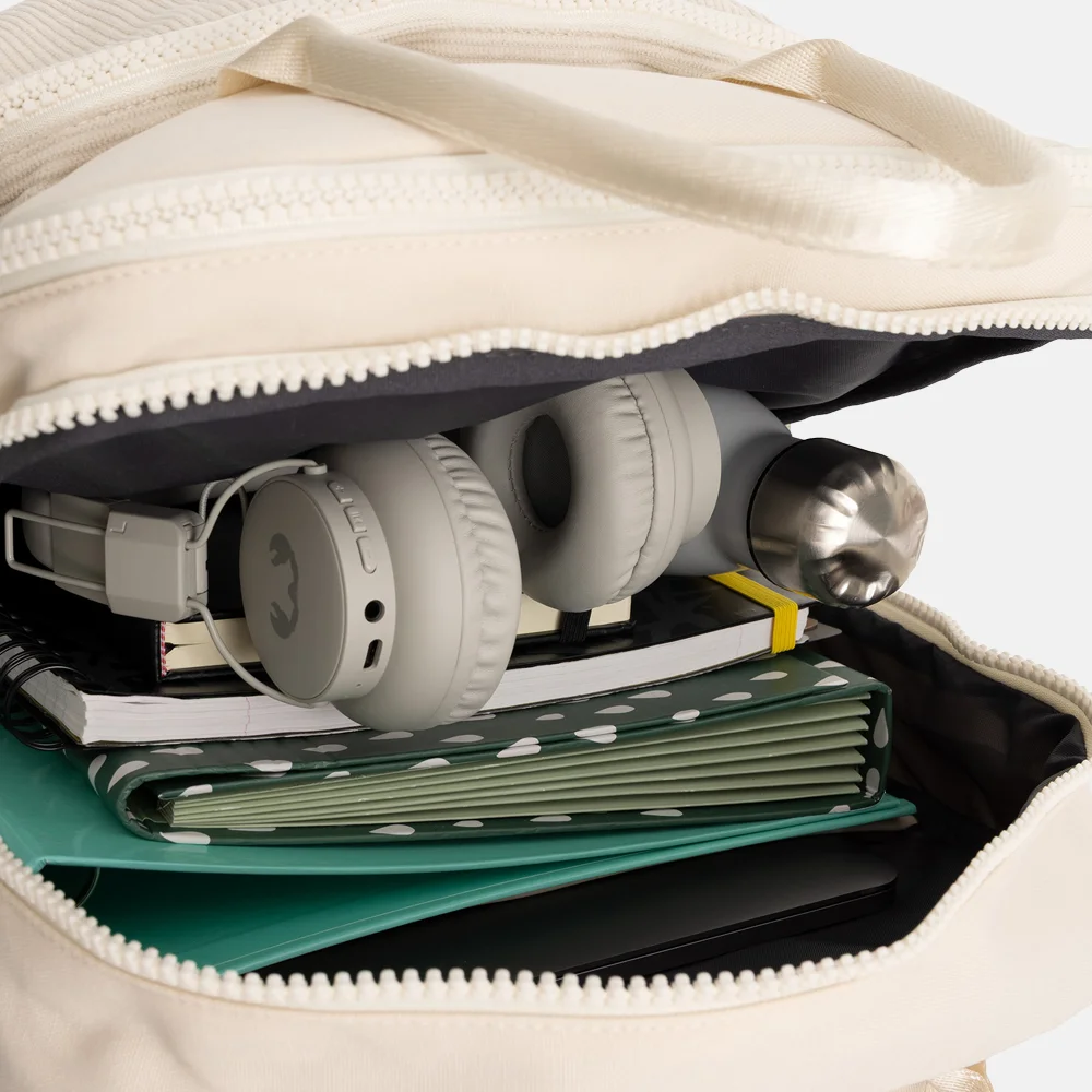 New Rebels Milwaukee rugzak ribby beige bij Duifhuizen