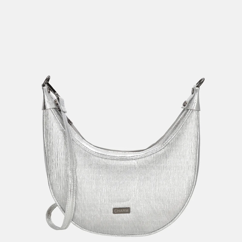 Charm London Kingsway schoudertas zilver