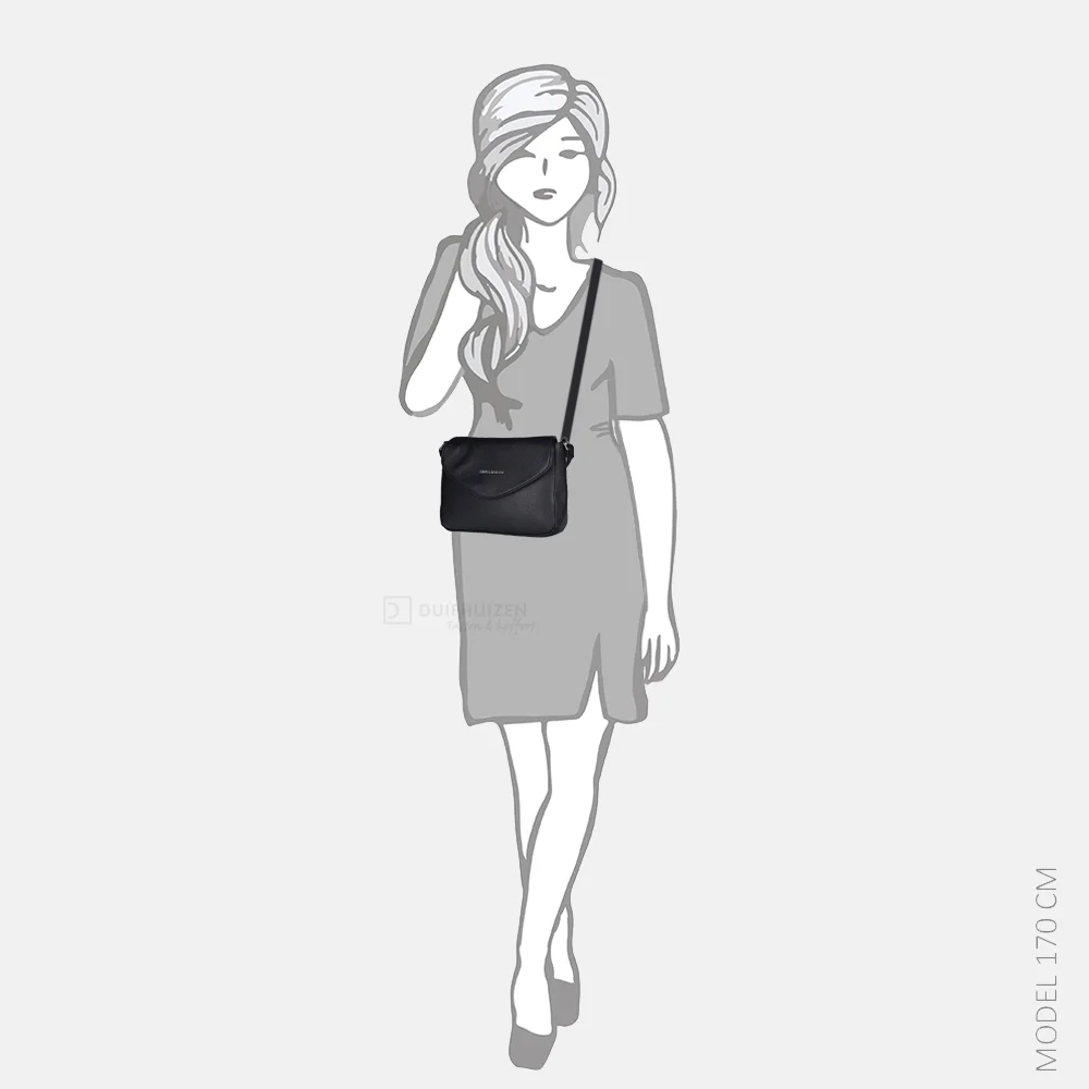 Enrico Benetti Sarah crossbody tas blauw bij Duifhuizen