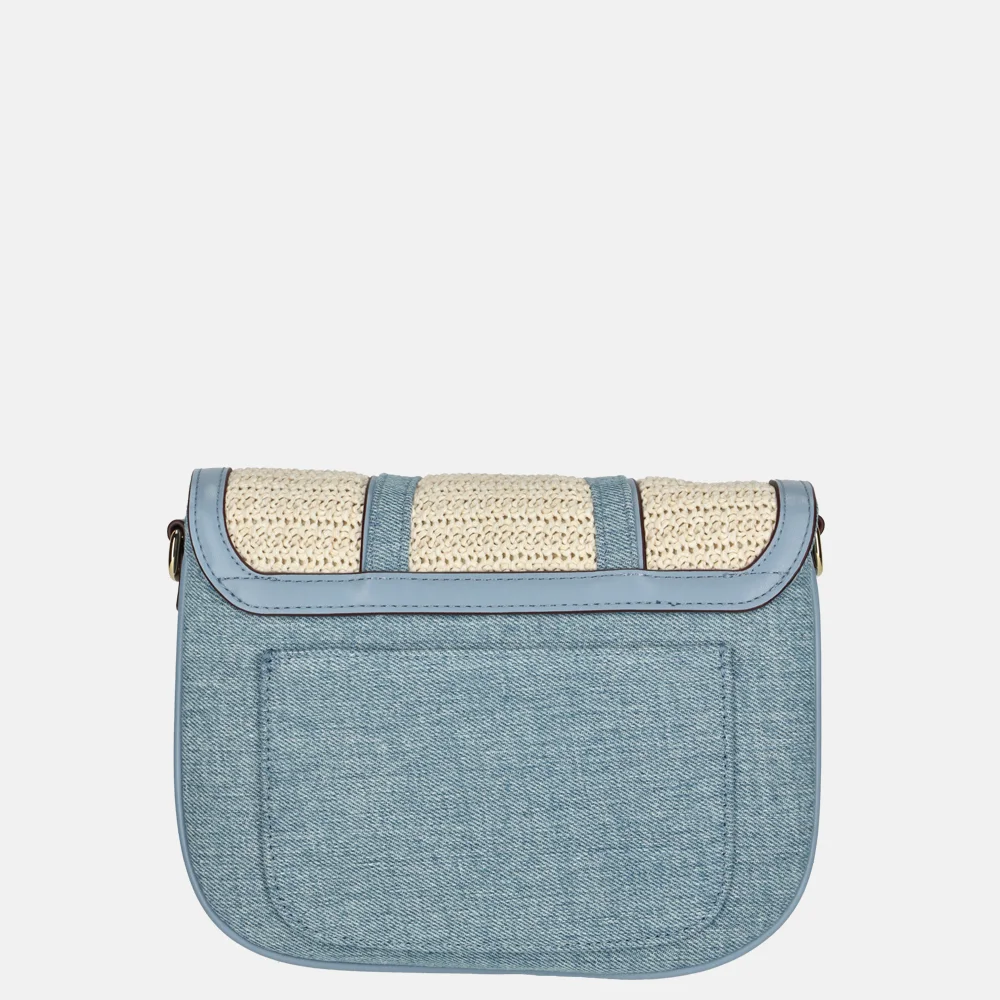 Laurent David crossbody tas light blue bij Duifhuizen