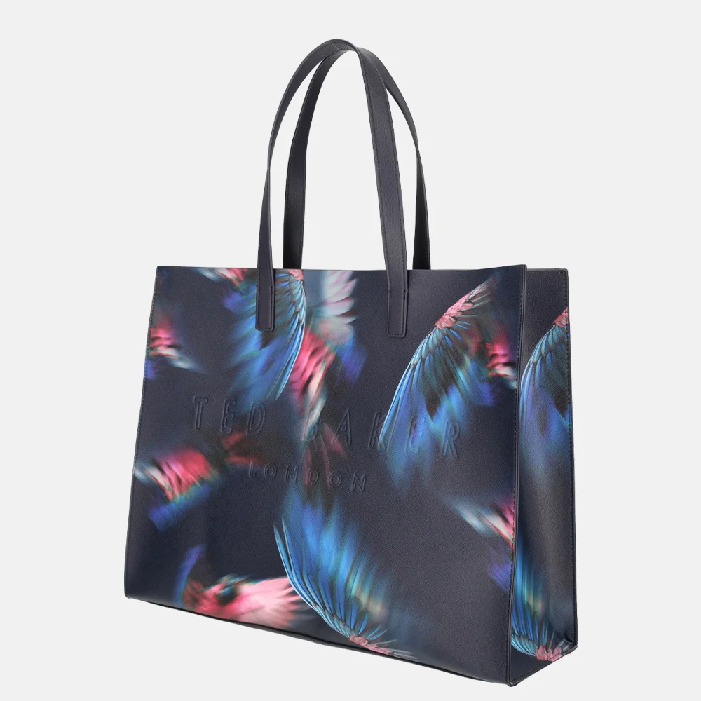 Ted Baker Feaicon shopper navy bij Duifhuizen