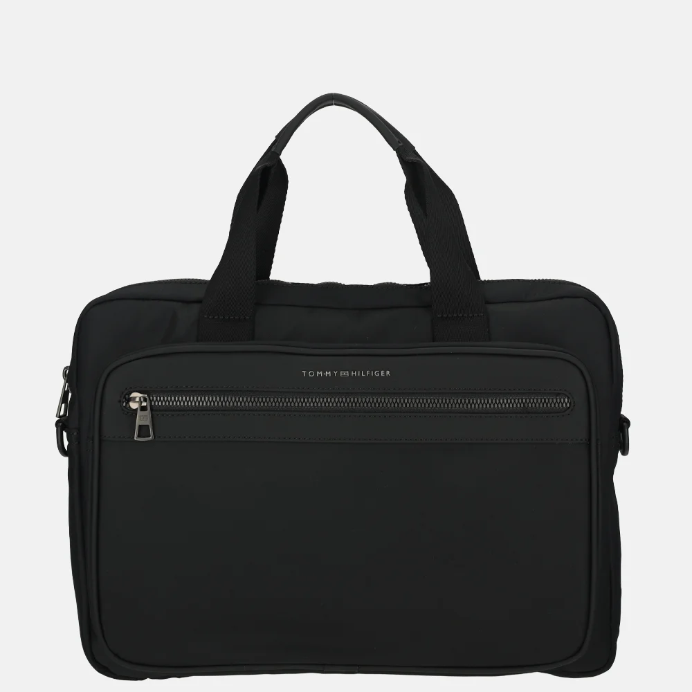 Tommy Hilfiger Repreve laptoptas 15 inch black bij Duifhuizen