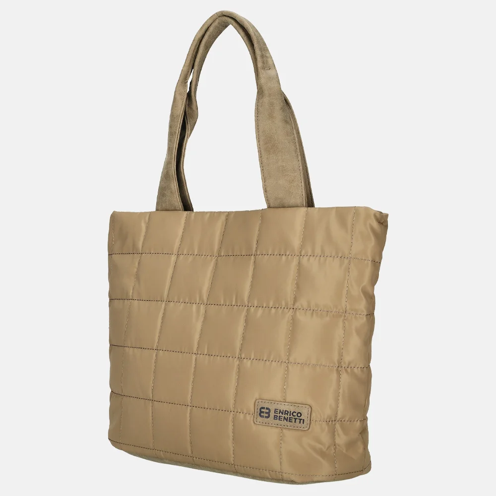 Enrico Benetti Demi shopper taupe bij Duifhuizen