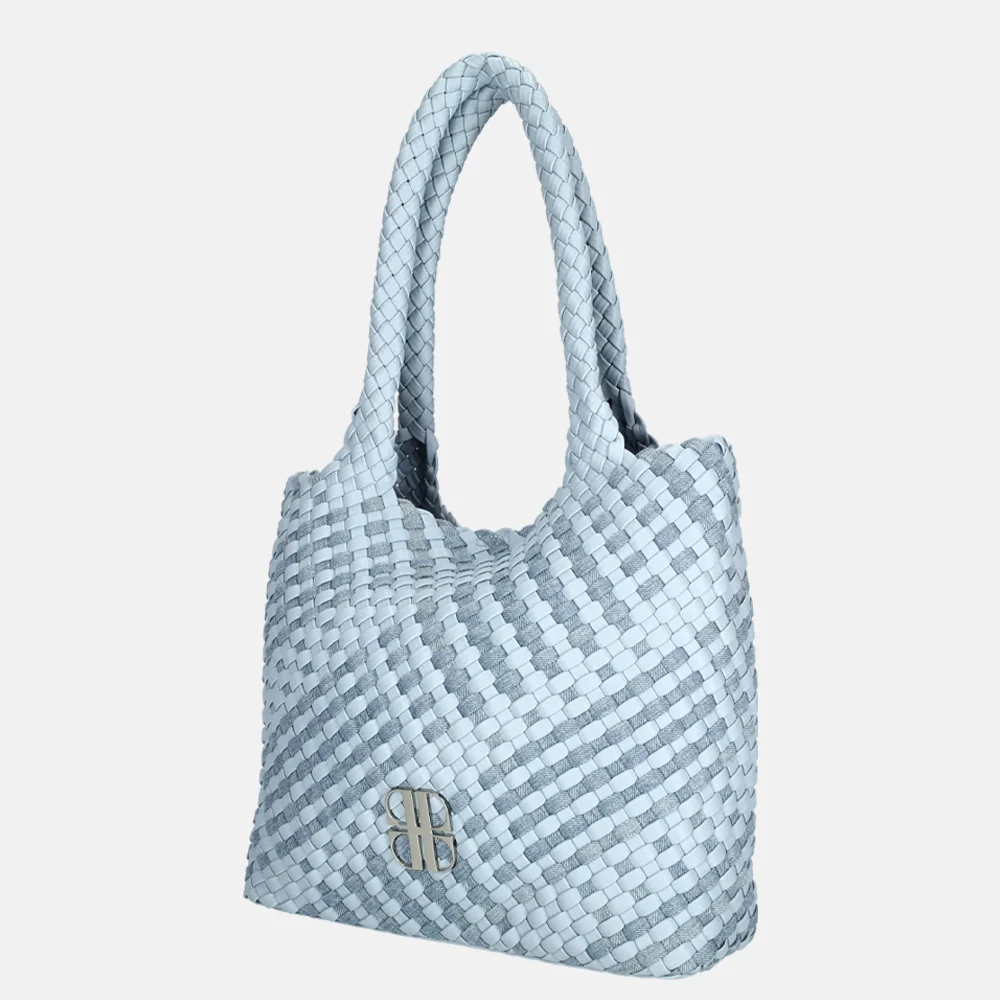 Laurent David shopper light blue bij Duifhuizen