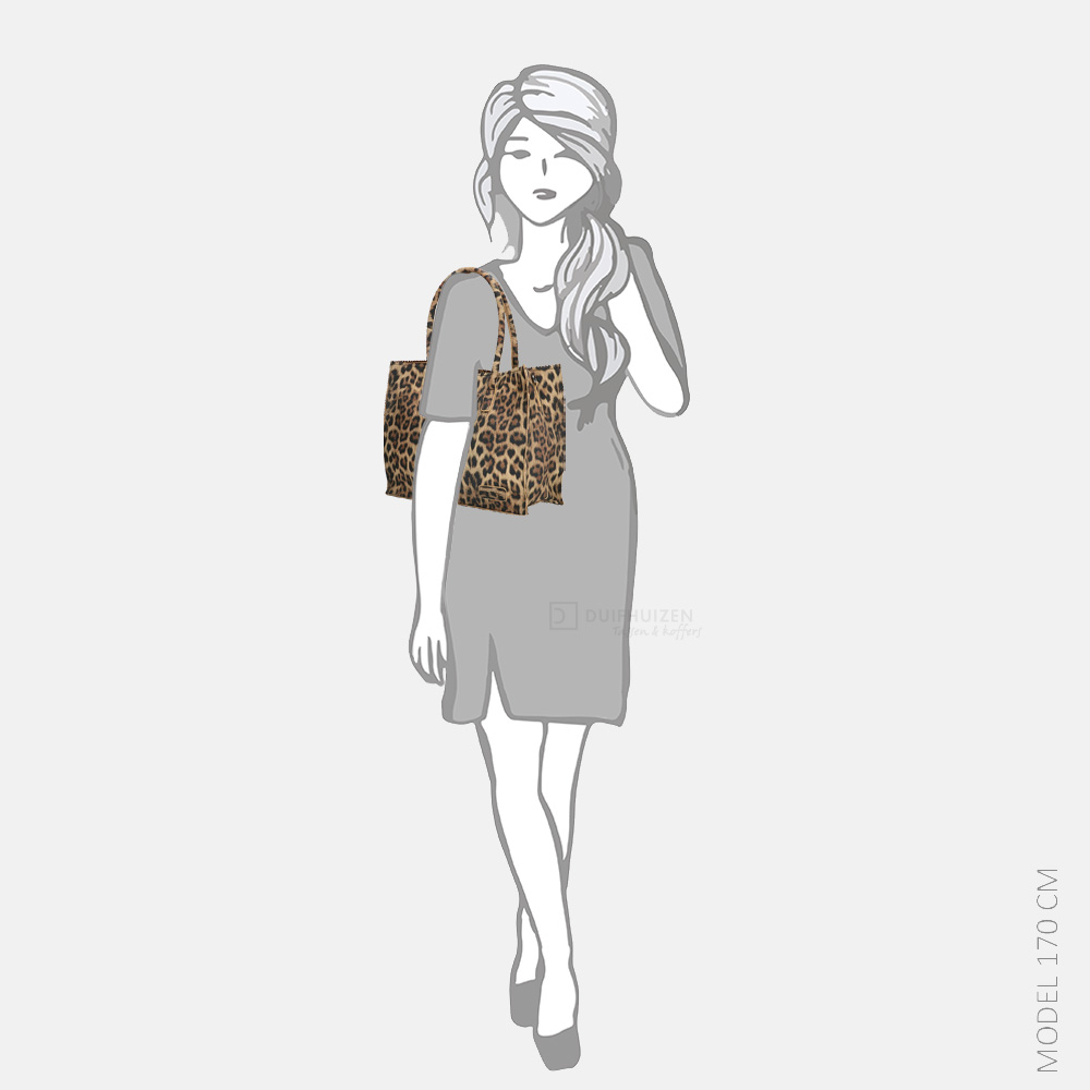 Zebra Trends Lisa shopper leopard bij Duifhuizen