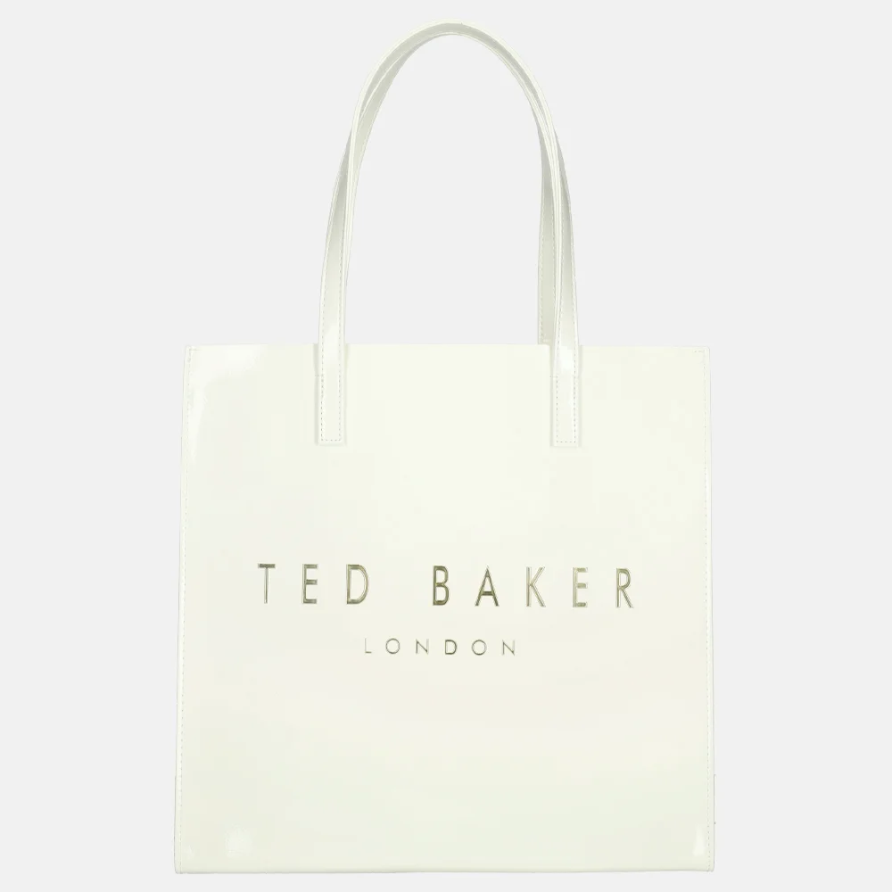 Ted Baker Crinkon shopper L white bij Duifhuizen
