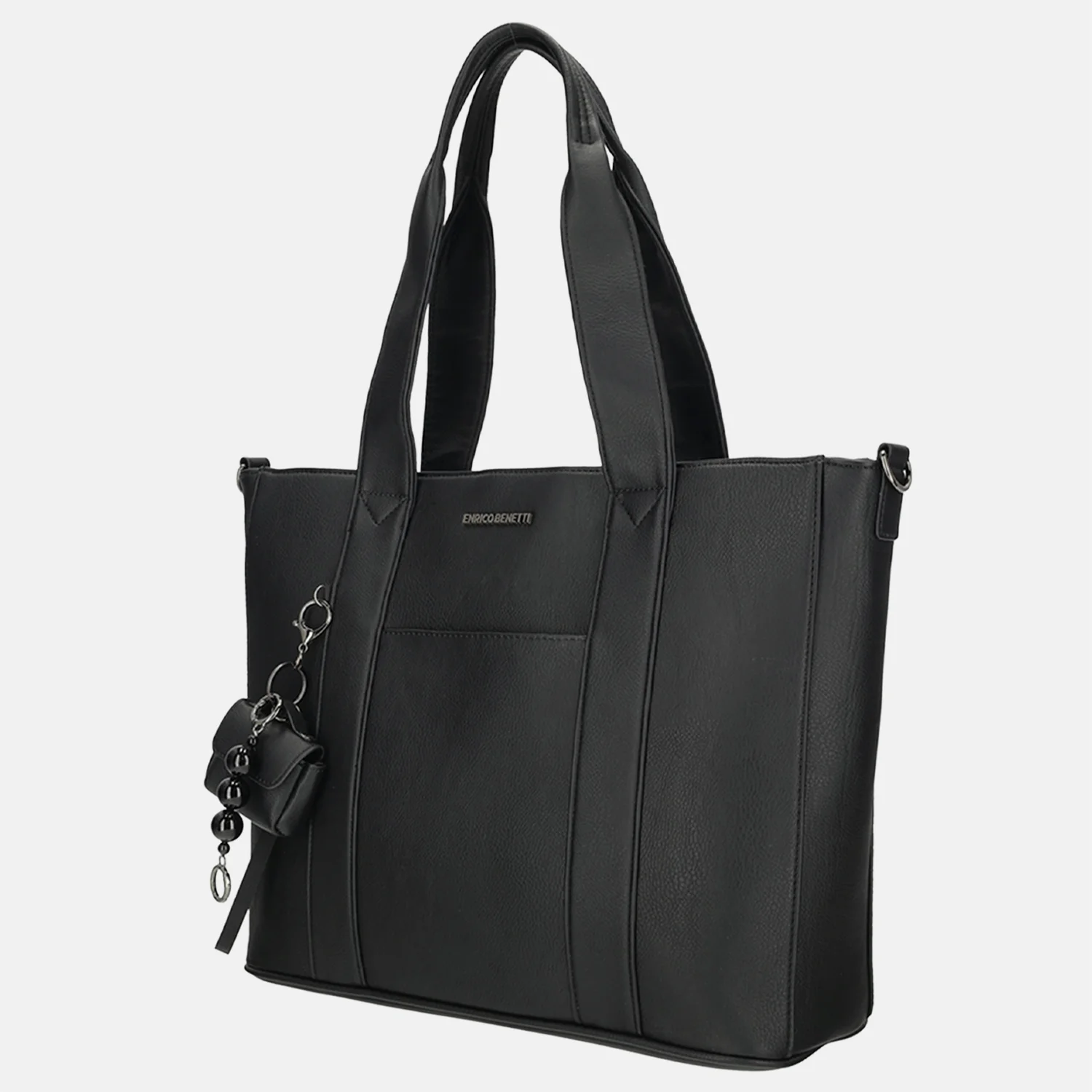 Enrico Benetti Taylor shopper 15 inch zwart bij Duifhuizen