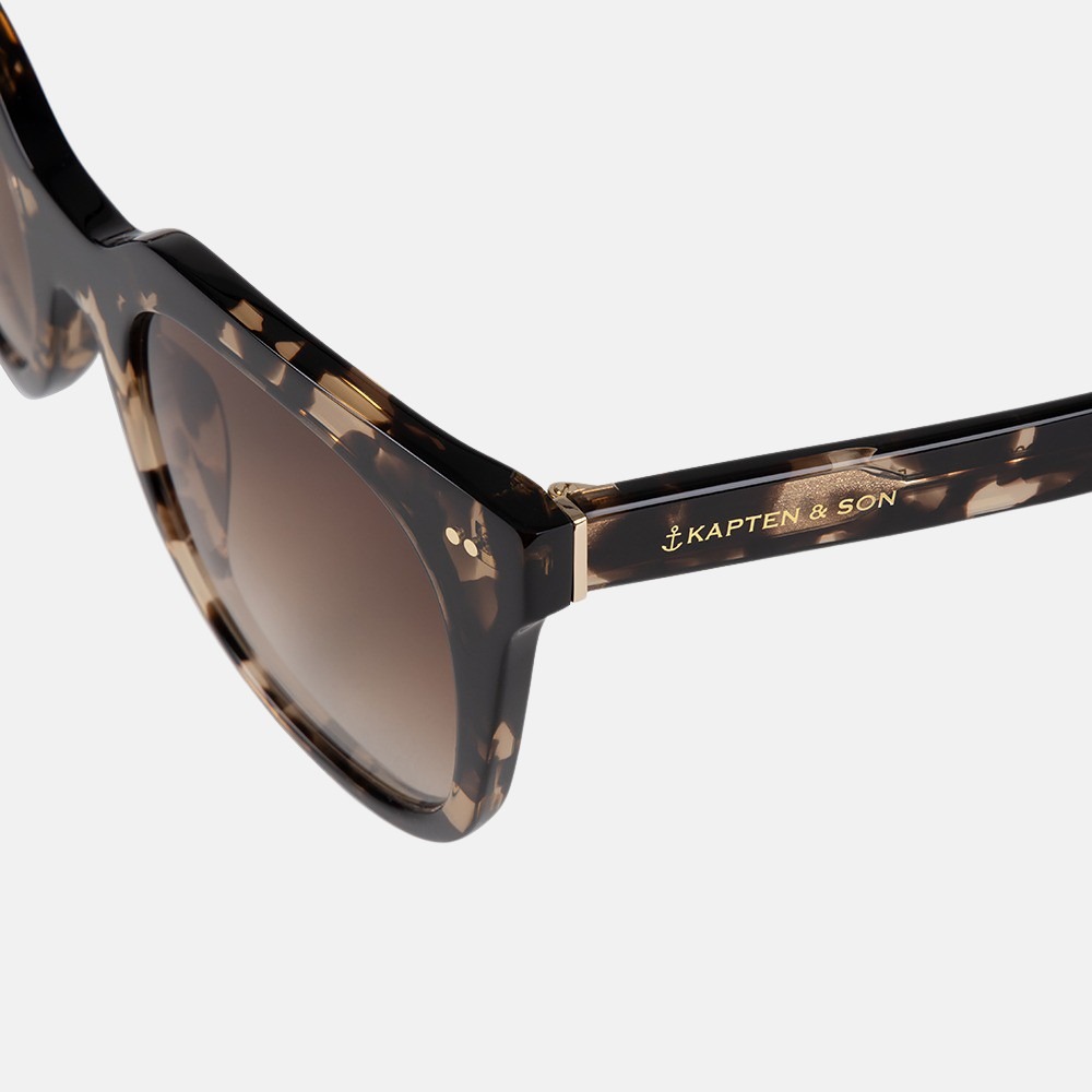 Kapten & Son Florence zonnebril crystal tortoise brown bij Duifhuizen