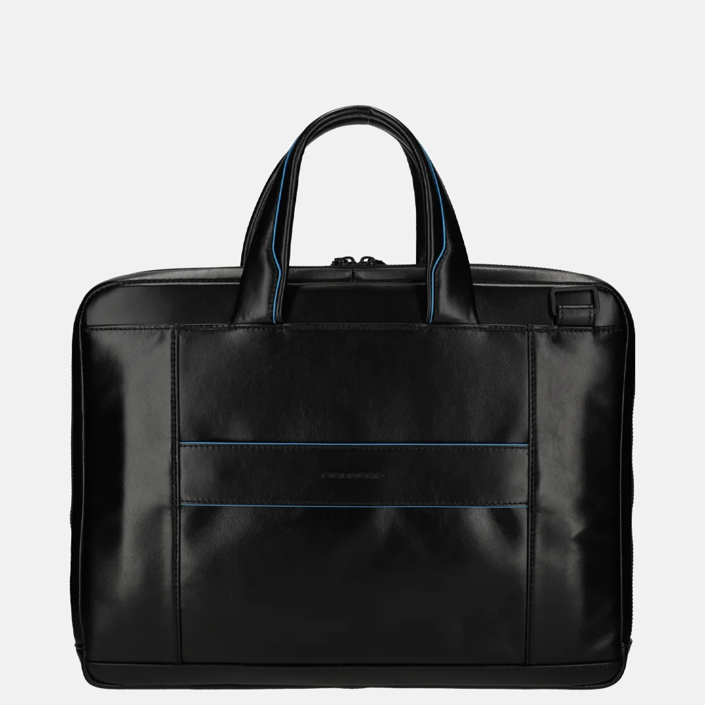 Piquadro laptoptas 14 inch nero bij Duifhuizen