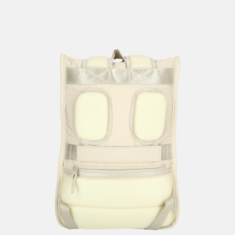 New Rebels Trondheim rugzak 15 inch beige bij Duifhuizen