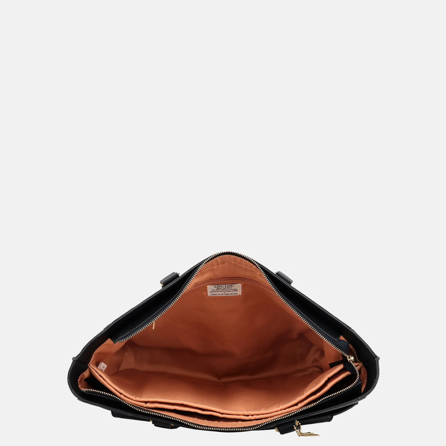 Loulou Essentiels Celine shopper 15.6 inch dark navy bij Duifhuizen