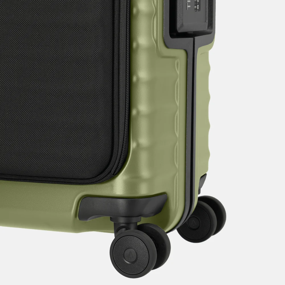 Titan Upgrade Overseas handbagage koffer frontpocket 55 cm forest green bij Duifhuizen