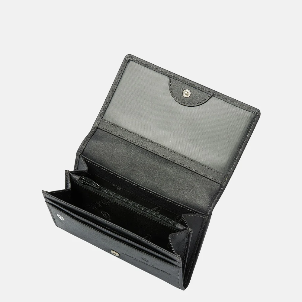 Castelijn en Beerens Canyon portemonnee zwart bij Duifhuizen