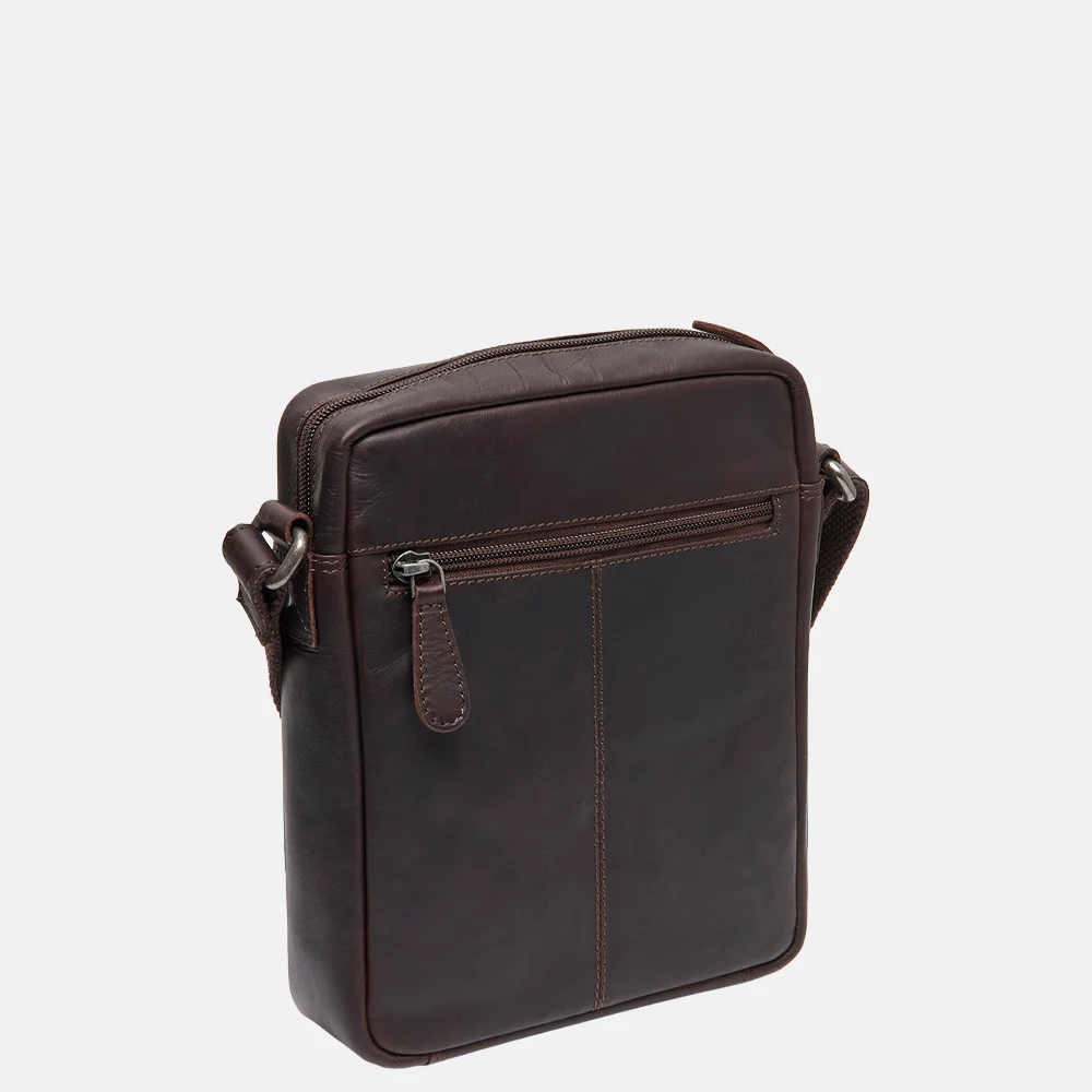 Chesterfield Laveno schoudertas S dark brown bij Duifhuizen