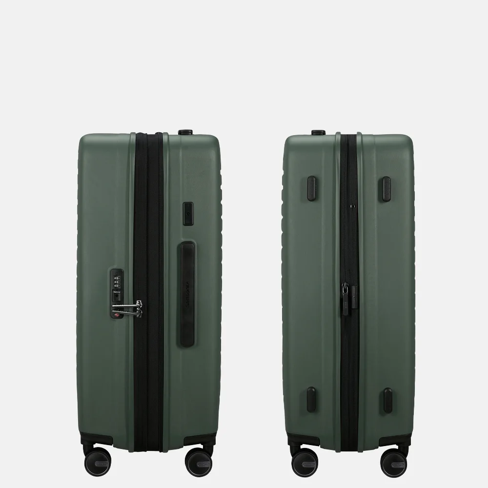 Samsonite RestackD reiskoffer 68 cm uitbreidbaar sage bij Duifhuizen