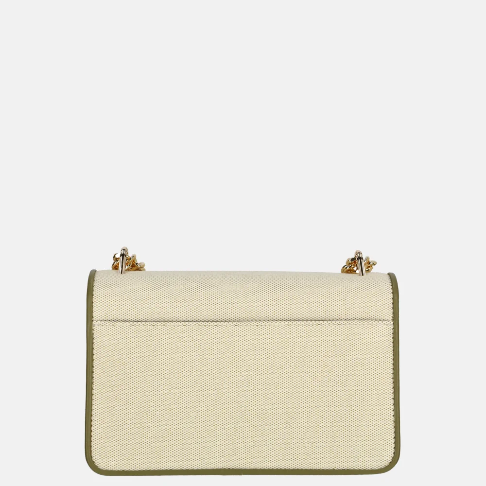 Michael Kors Claire schoudertas safari green bij Duifhuizen