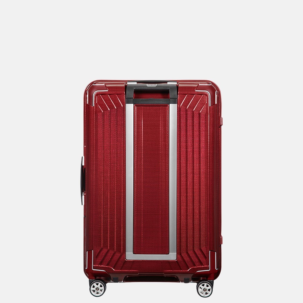 Samsonite Lite-Box spinner 69 cm deep red bij Duifhuizen