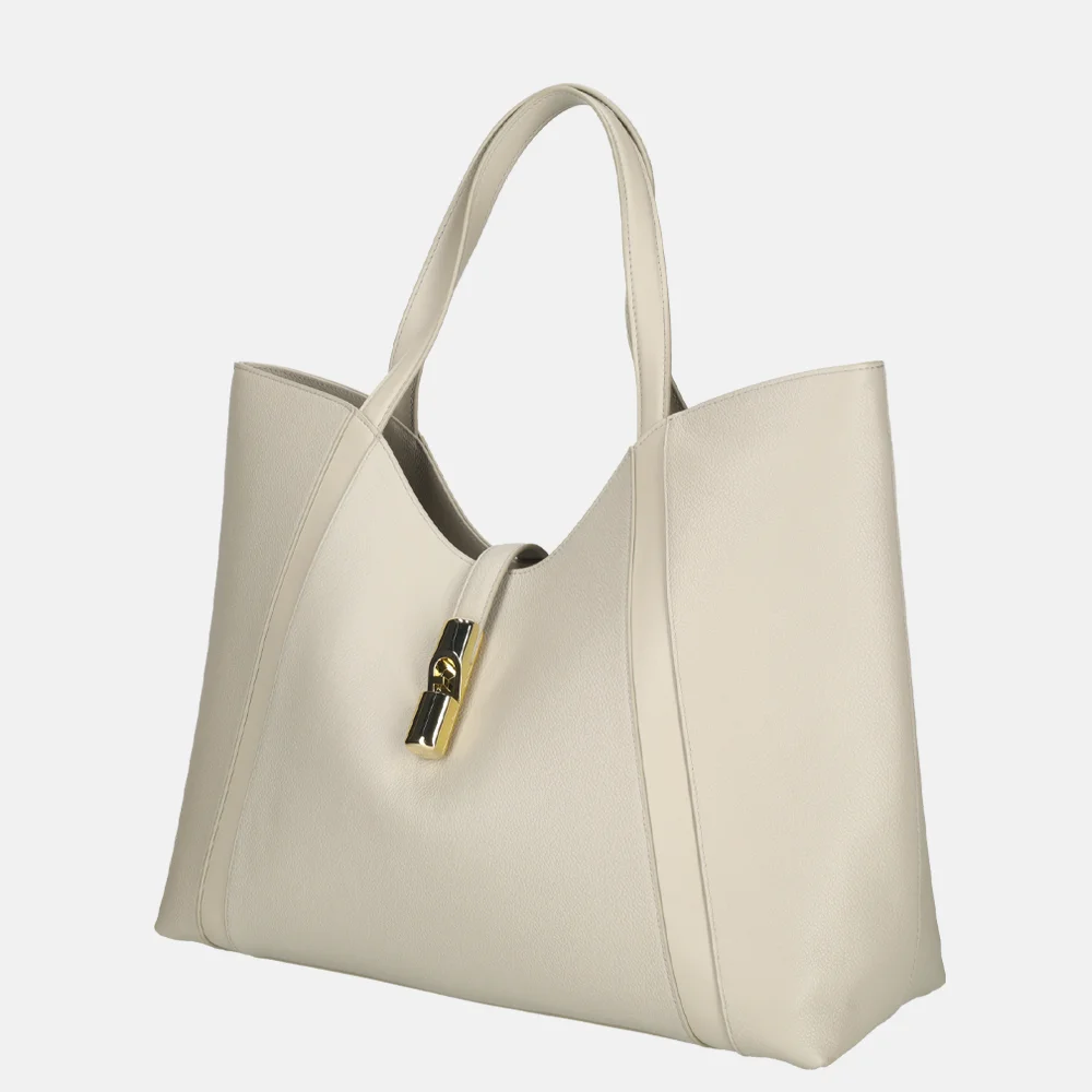 Furla Goccia shopper XL vaniglia bij Duifhuizen