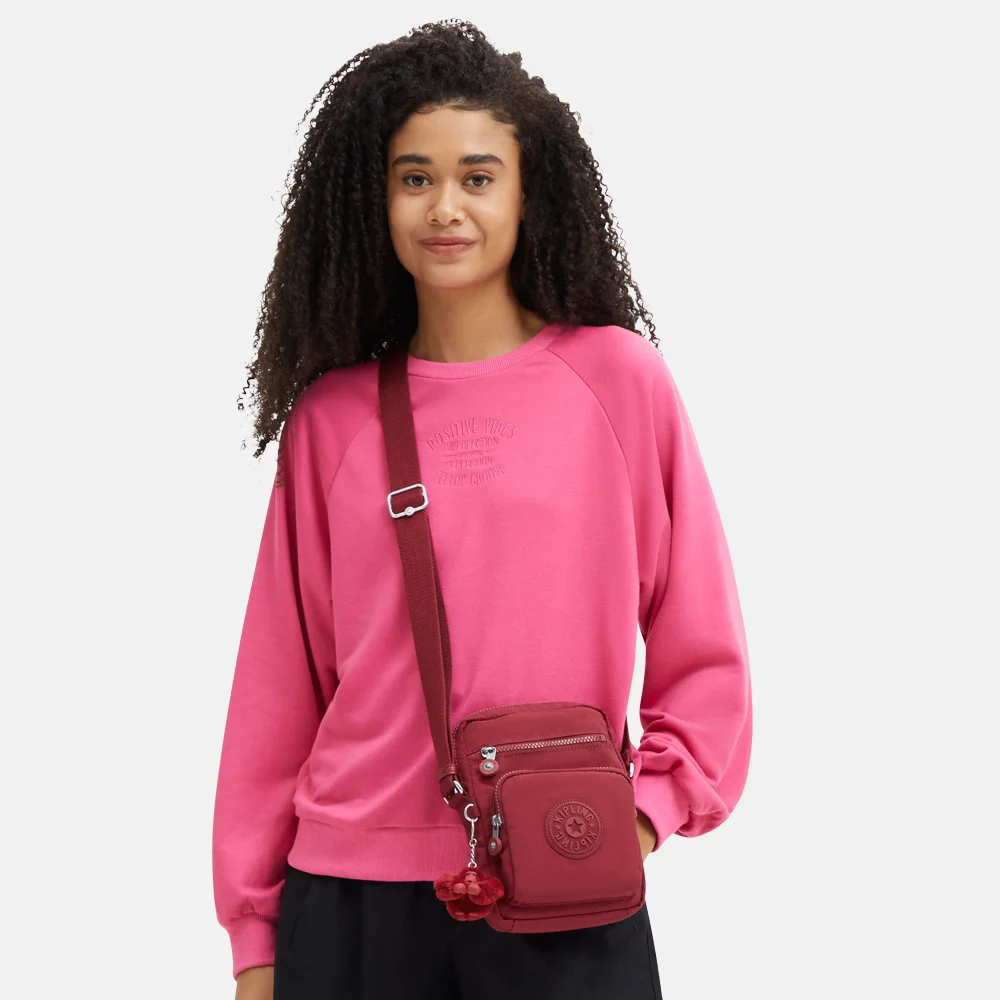 Kipling GUNNE telefoontas funky red bij Duifhuizen