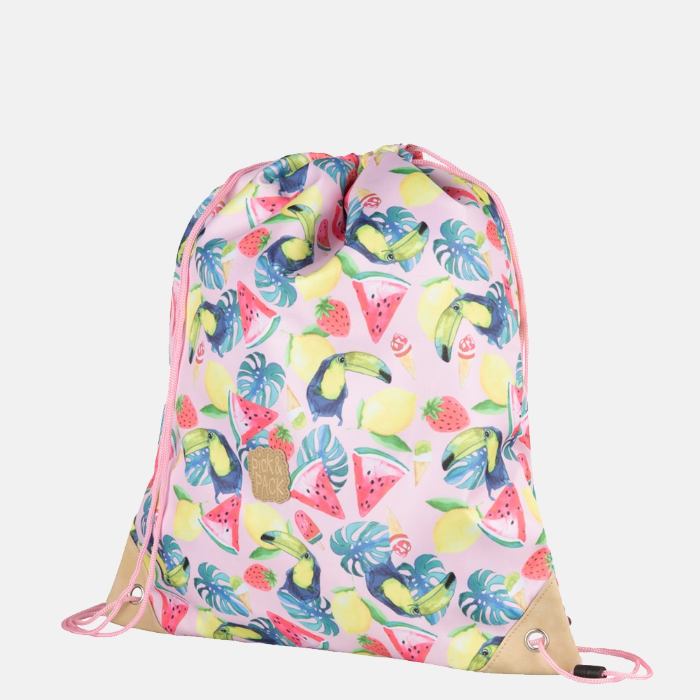Pick & Pack Summer gymtas soft pink bij Duifhuizen