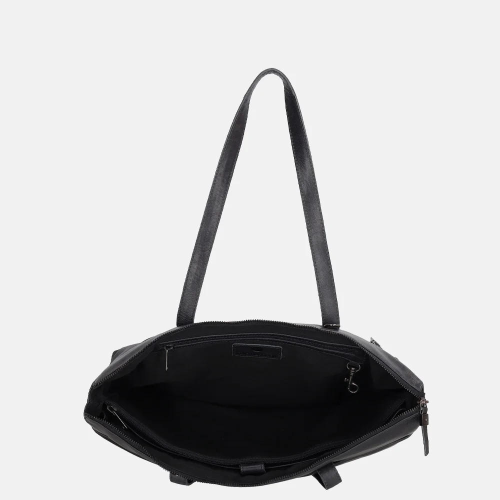 Micmacbags Porto laptoptas 15 inch donkerblauw bij Duifhuizen