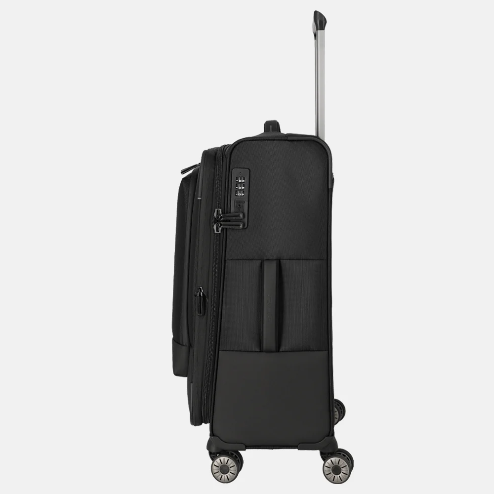 Travelite Crosslite 5.0 reiskoffer M 66 cm black bij Duifhuizen