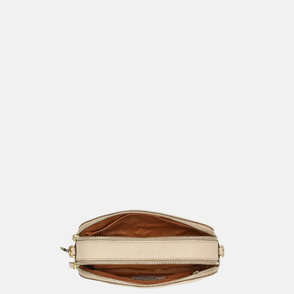 Loulou Essentiels Zoe crossbody tas cashmere bij Duifhuizen